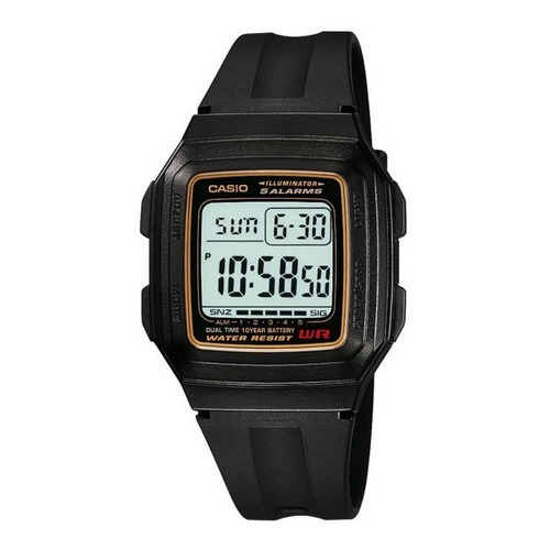 Reloj Casio F-201wa-9a Hombre Vintage