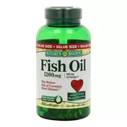 Omega 3 Fish Oil 1200mg 180 Capsulas Softgel Importado Usa