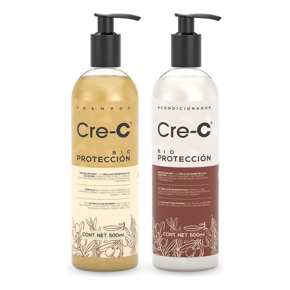 Kit Anticaída Bio Proteccion Cre-c Shampoo + Acondicionador 