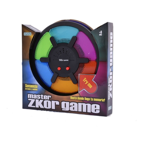 Juego Memoria Master Zkor Game El Grande Luz Sonido Ditoys