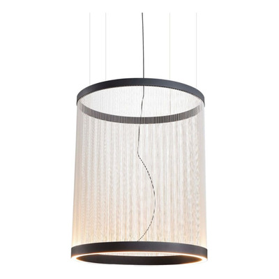 Colgante Hilo 2 Led 60w 3000k Beige Moderno Ø55cm