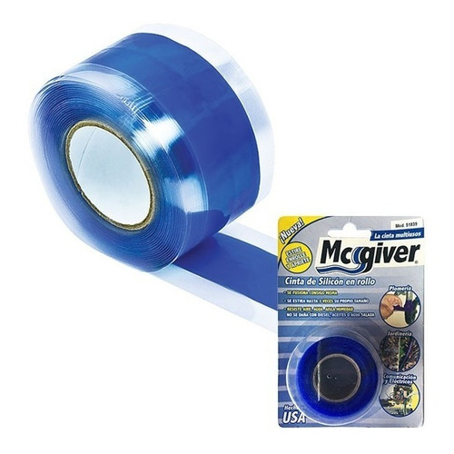 Mcgiver Cinta De Silicón En Rollo 19 Mm X 2 M (3/4 X 78.7)