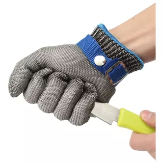 Guantes Seguridad Carnicería Hilo  Acero Inoxidable Nivel 5