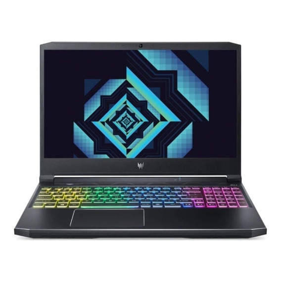 Notebook gamer  Acer Predator Helios 300 PH315-54 negra y azul 15.6", Intel Core i7 11800H  16GB de RAM 512GB SSD, NVIDIA GeForce RTX 3060 144 Hz 1920x1080px Windows 11 Home