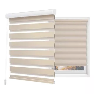 Cortina Roller Eclipse Sun Screen Duo Zebra 1,80x2,20 Mts Color Beige