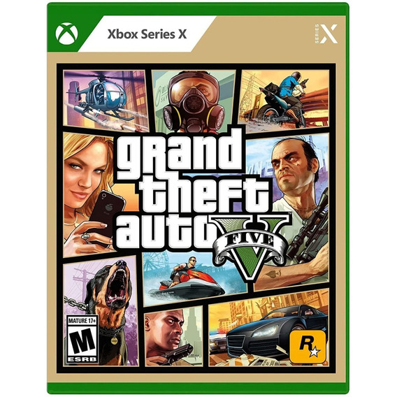 Grand Theft Auto V Five Xbox Series X Nuevo Sellado Físico