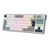 Teclado Mecánico Royal Kludge R87 Pro Rgb Halfgrey S Brown Ñ Teclado Half Grey Idioma Español España