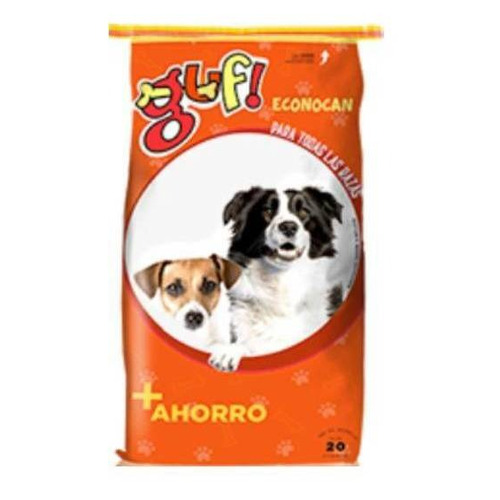 Alimento Guf! Econocan para perro todos los tamaños sabor mix en bolsa de 20kg
