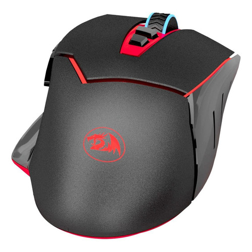 Mouse gamer de juego inalámbrico Redragon  Mirage M690 negro y rojo