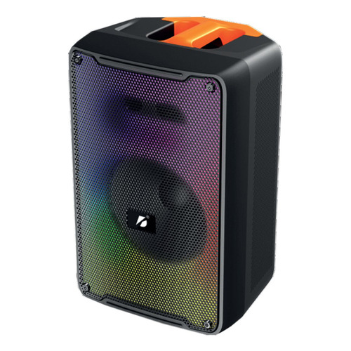 Parlante Portátil Aek S-10819 8'' Karaoke Bt Usb Micro Luces Color Negro
