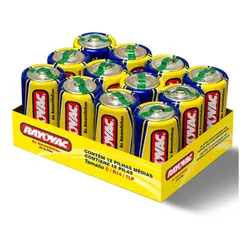 12 Pilhas C Zinco Média Carvão Amarelinhas Rayovac 1 Bandeja no Mercado Livre com oferta e cupom de desconto