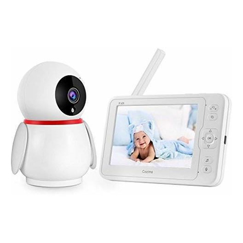 Baby Monitor, 1080p 5  Hd Display Video Baby Monitor Con Ca