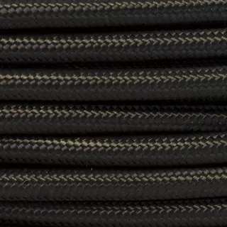 Cable Textil Grueso Forrado Tejido Hilo Electrico 2x18 7mm