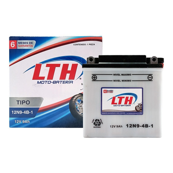 Bateria Lth Moto Vento Vthunder 12v 9a Motobateria 12n9-4b-1