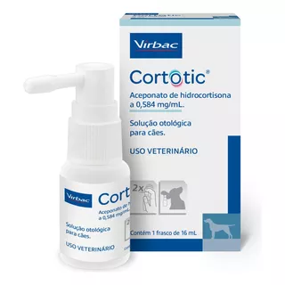 Cortotic Solução Otológica Para Cães 16 Ml Virbac 