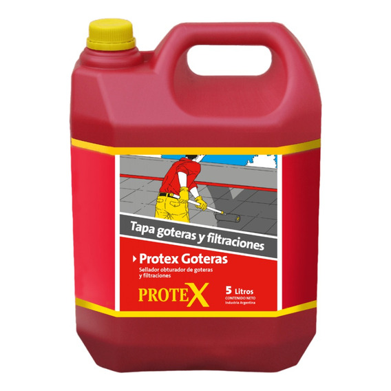 Protex Goteras Sellador Incoloro De Filtraciones 5lts