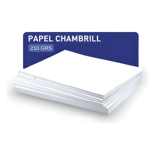 Resma Chambril A4 opalina de 125 hojas de 210g color blanco de 125 unidades por pack