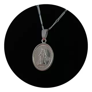 Medalla Virgen Milagrosa María Plata 925 | Regalo 