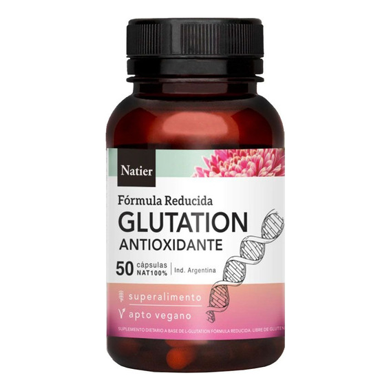 Natier Glutation Antioxidante X 50 Capsulas Sabor Neutro
