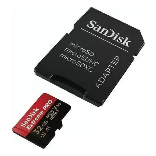 Tarjeta Sandisk Extreme Pro Micro V30 de 32 GB y 100 MB