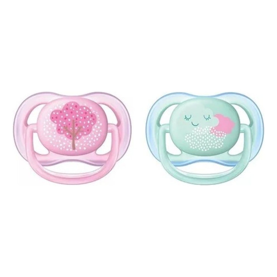Chupetes X2 Air Arbol Nena 0-6 M Bebes Philips Avent Cuot As