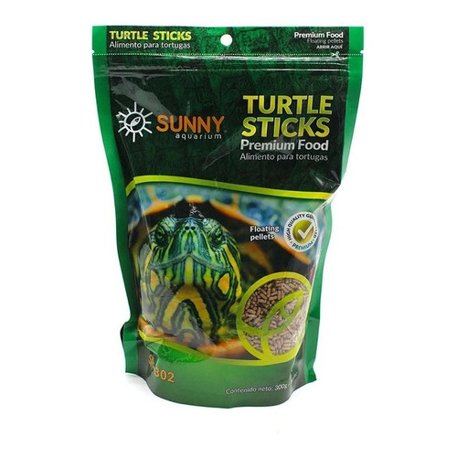 Alimento Para Tortuga 300g Turtle Sticks Comida Premium