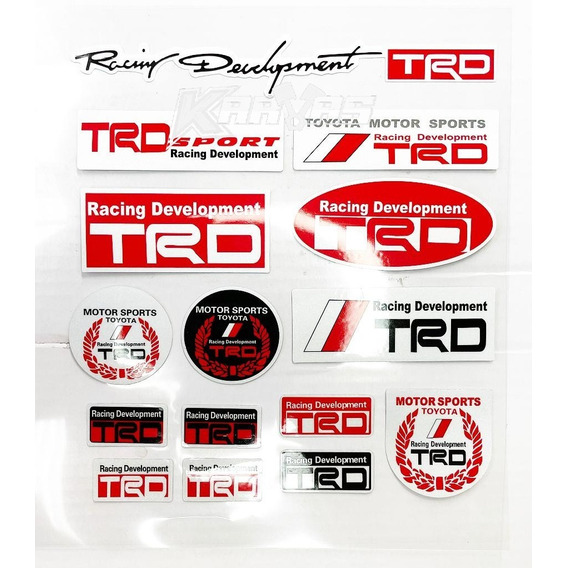 Stickers Adhesivos Nissan Nismo Toyota Trd Subaru Sti Karvas