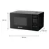 Microondas Digital Negro Daewoo 20 Lts 700w Damwo20db