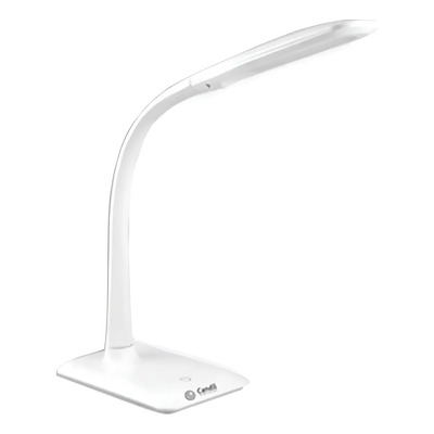 Lampara Escritorio Flip Blanco Led 7w Mesa Deco Dimerizable Blanco