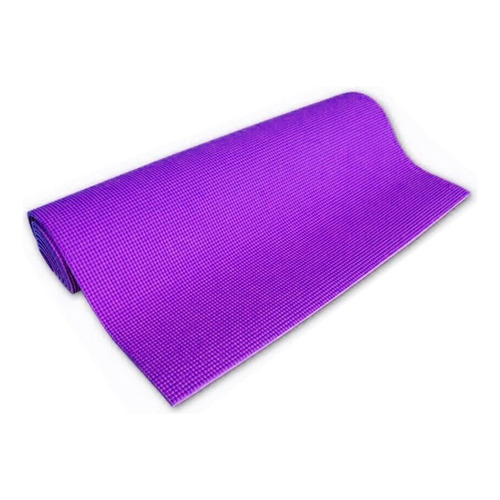 Yoga Mat Colchoneta De Pvc Pilates Gym Fitness 4mm Ejercicio Color Violeta