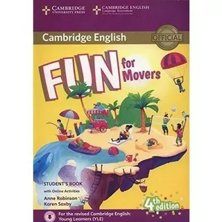 Fun For Movers - Student´s Book With Download Audio, De Cambridge. Editorial Cambridge En Inglés, 2017