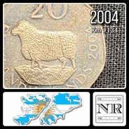 Malvinas - 20 Pence - Año 2004 - Km #134 - Oveja