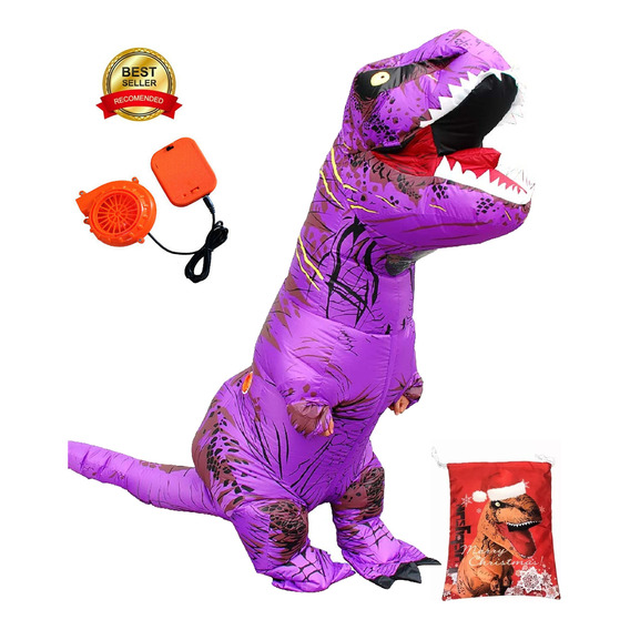 Disfraz Inflable De Dinosaurio Para Halloween, Cosplay, Disfraz Para Adultos 150-195cm