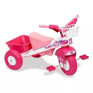 Triciclo Infantil Glam Rondi Color Rosa