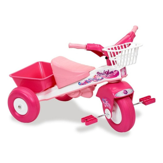 Triciclo Infantil Glam Con Canasto Rondi 3066