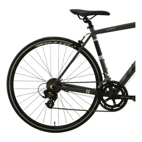 Bicicleta ruta Totem T21B414 MNX R700 S 14v frenos caliper cambios Shimano Tourney A070 color gris grafito