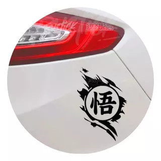 Calcomanía Dragon Ball Z Kanji Ploteo Dbz Sticker 15cm