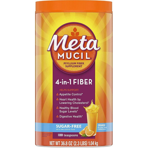 Metamucil 1.4 Kg En Polvo Sabor Naranja