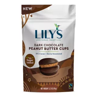 Lily's Dark Chocolate Peanut Butter Cups 91 Grs