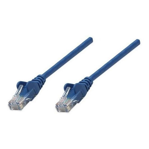 Cable Red Patch Parcheo 1 Metro Cat 6 Utp Azul Intellinet