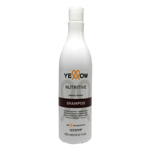 Yellow Shampoo Nutritive Argan Coco Pelo Seco Dañado 500 Ml 