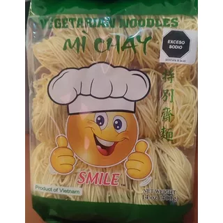Mi Chay Vegetarian Noodles Fideos Asiatico Delgado 400g 