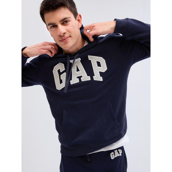 Poleron Hombre Gap Logo Azul