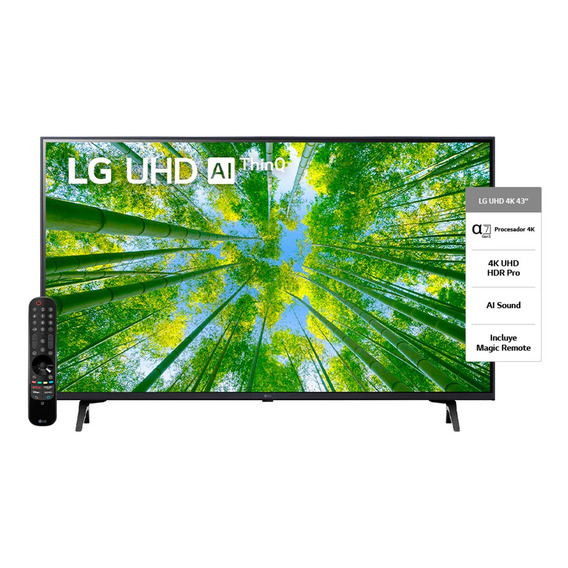 Smart Tv 4k Uhd 43  LG Thinq Ai Uq8050