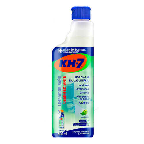 Limpiador De Baño Desinfectante Recarga Botella 500ml Kh-7