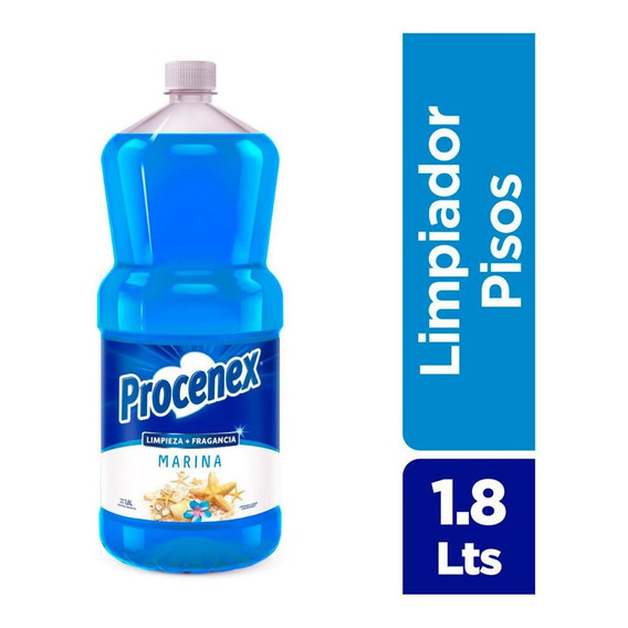 Procenex Limpiador Líquido De Pisos Marina 1,8l