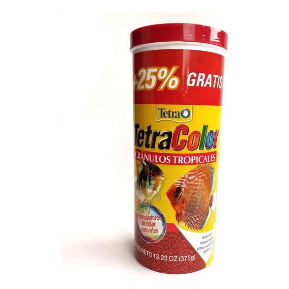 Tetra Color Granulos +25% 375gr - g a $159