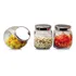 Frasco Vidrio Recipiente X 3 Tapa Metal 1.500 Ml