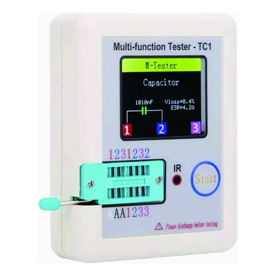 Tester Probador De Componentes Tc1 Capacitores Esr Capache