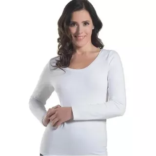 Polera Térmica Polar Bamboo Primera Capa Mujer Invierno